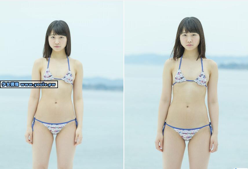 crepe Miku Takaoka 高岡未來 カラフル水着 旧スクミズ swimsuit